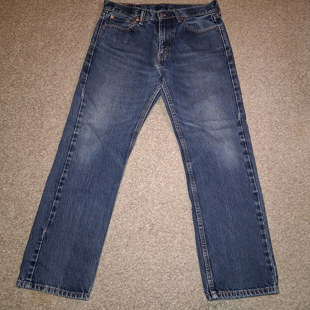 Levis 505 Jeans 33x30 Straight Leg Denim